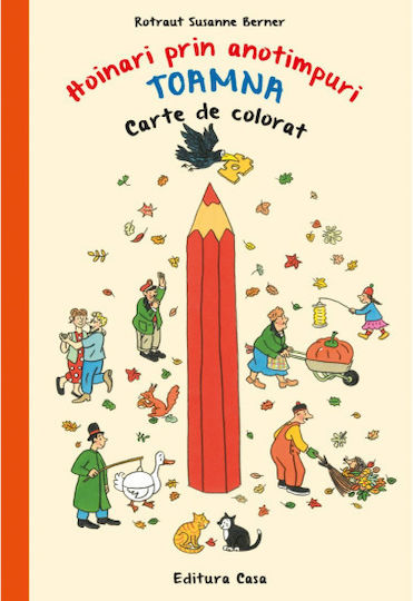 Coloring Book Wanderers Through Seasons Autumn Rotraut Susanne Berner
