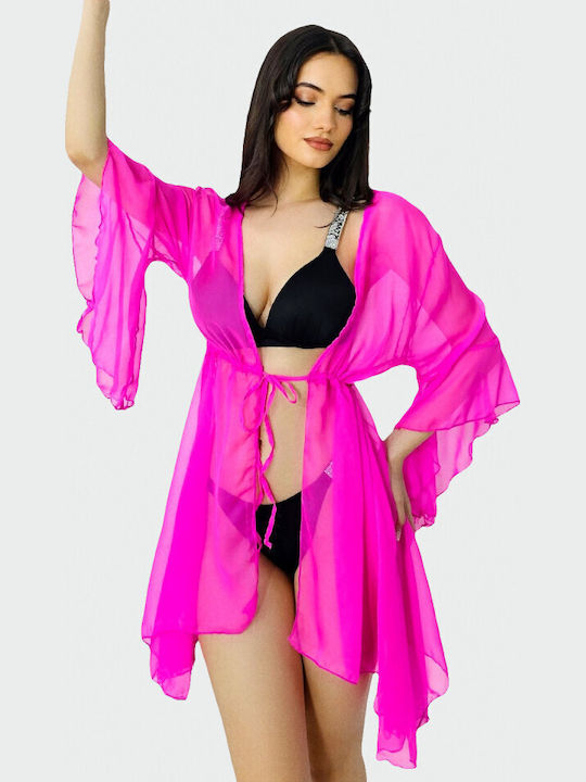 Καφτάνι Παραλίας Fuchsia