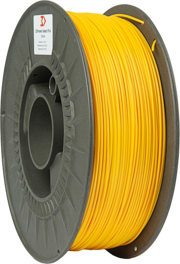 3d Power PLA 3D Printer Filament 1.75mm Yellow 1kg 1pc Spool