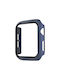 Θήκη Tempered Glass Apple Watch 45mm Μπλε Σκούρο