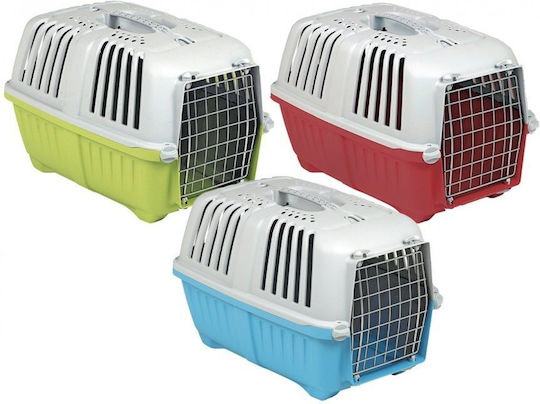MPS Pratiko 1 Κλουβί Μεταφοράς Σκύλου Κόκκινο 48x32x31cm