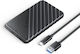 Orico 25pw1-c3-bk Кутия Usb3.2 2.5 Инча Usb Type-c Конектор 130x80x15mm Черен