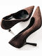 Suede Pointed Toe Brown Heels