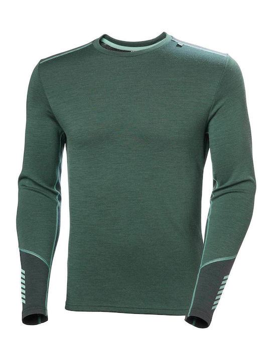 Helly Hansen Ανδρική Ισοθερμική Μακρυμάνικη Μπλούζα Πράσινη