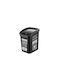Coș De Gunoi Cu Capac Rabatabil Plastic Pătrat Design 6l 18x22.5x27cm D081