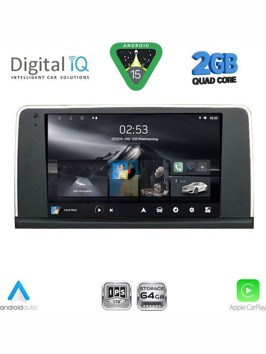 Digital IQ Car Audio System for BMW X3 (F25) 2011-2013 (Bluetooth/USB/WiFi/GPS/Apple-Carplay/Android-Auto) with Touch Screen 9"