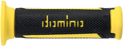 Domino Grip Handlebar 22mm Length 12.7cm Turismo Dimpled Flange No Waffle Universal Dual A35041c4770c7-0 Black