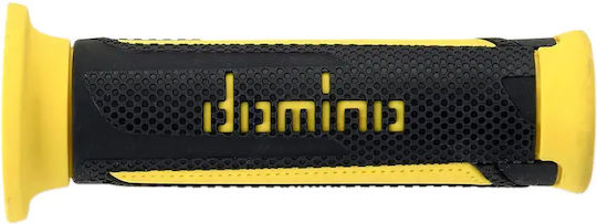 Domino Mânere Ghidon 22mm Lungime 12,7cm Turismo Dimpled Flange No Waffle Universal Dual A35041c4770c7-0 Negre
