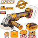 Ingco CAGLI271532E Τροχός 115mm Μπαταρίας Brush...