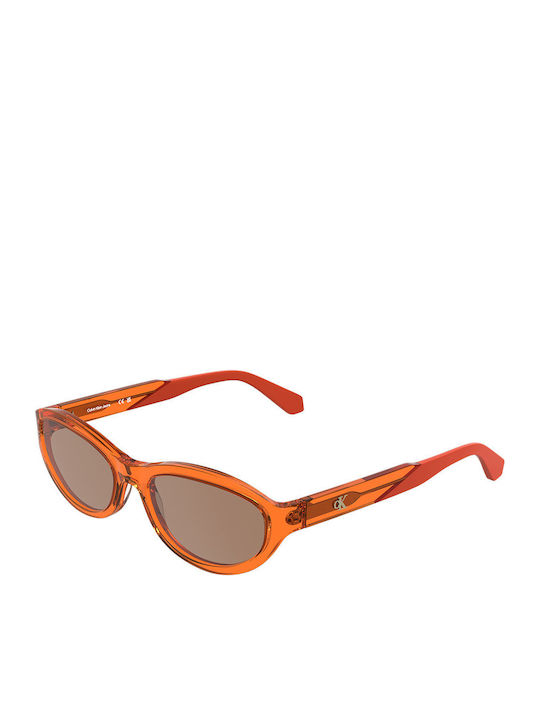 Calvin Klein Unisex Ochelari de soare cu Portoc...