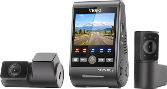 Viofo A229 Ultra 3 Set Camera DVR Auto 4K pentru Bord & Camera de Marsarier