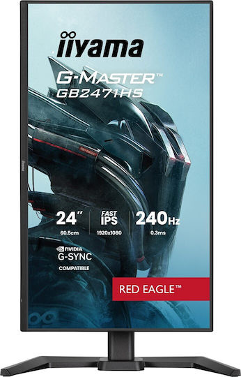 Iiyama G-Master Red Eagle IPS HDR Monitor 23.8" FHD 1920x1080 240Hz