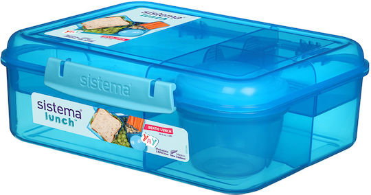 Sistema Πλαστικό Παιδικό Δοχείο Φαγητού 1.65lt Μπλε