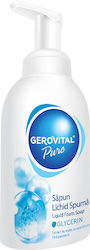 Pure Glycerin Gerovital Liquid Foam Soap 300 Ml Farmec