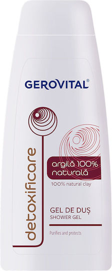 Gerovital Gel De Duș Cu Argilă 100% Natural 400 Ml