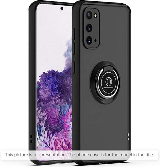 Husă Telefon Honor X5C Plus Skyddar Innovation Glinth Set Inel Magnetic Rotativ 360° Autocolant Negru