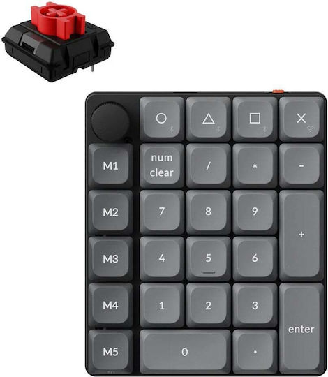Keychron K0 Max K0M-H1 Безжична Bluetooth Цифрова Клавиатура Съвместима с Mac