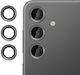 Camera Protection Tempered Glass Black for the Samsung Galaxy S24 5G