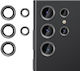 Camera Protection Tempered Glass Black for the Samsung Galaxy S23 Ultra 5G