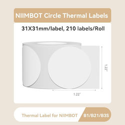 Niimbot Самозалепващи етикетни ролки за етикетен принтер 1бр Niimbot Самозалепващи етикетни ролки за етикетен принтер 1бр