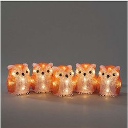 Set Figurină De Crăciun Iluminată Konstsmide Bufnițe 40 Leduri 10cm 5 Bucăți 6135-103 Set Figurină De Crăciun Iluminată Konstsmide Bufnițe 40 Leduri 10cm 5 Bucăți 6135-103