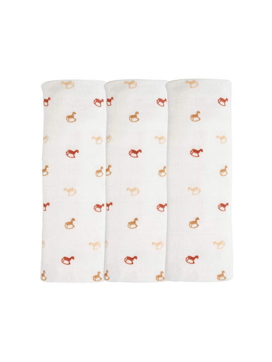 Trois Kilos Sept Σελτεδάκι 70x70cm 3τμχ