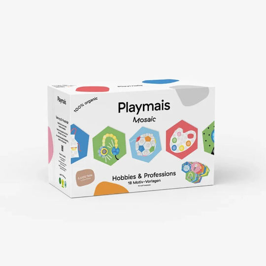 Playmais Mosaic Κατασκευή Σφουγγαράκια Καλαμπόκι Κάρτες – Χόμπι Eπαγγέλματα 3+ Ετών 160963