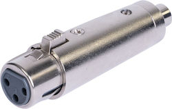 Female Xlr To Female Rca Metal Adapter Bst 18-5570