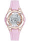 Tekday Kids Digital Watch with Rubber/Plastic Strap Pink