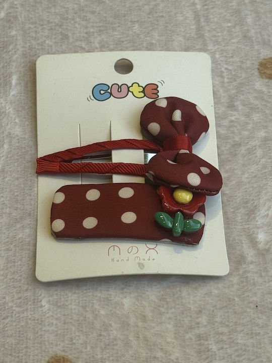 Grandes Suenos Kids Hair Clip In Red Colour Grandes Suenos Kids Hair Clip In Red Colour