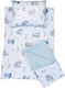 Set Pentru Patut Albastru 3buc piese