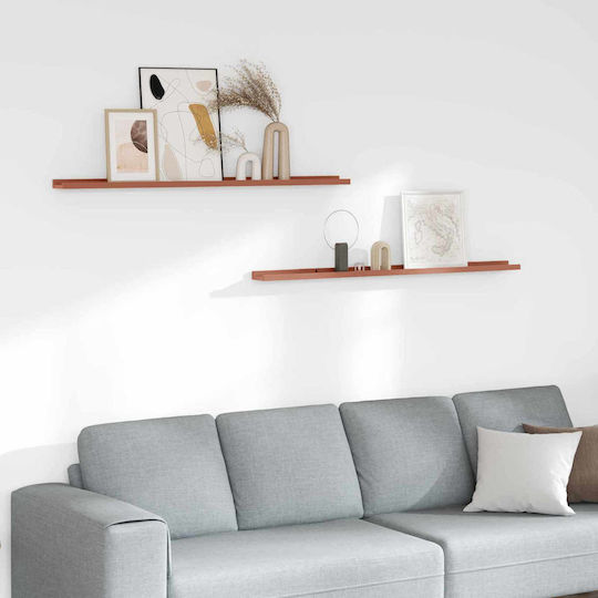 Red Wall Shelves 2 Pieces 115x9x3cm