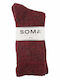 Soma Socks Women's Socks Burgundy