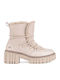 Stiefeletten Damen Beige