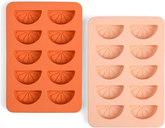 Here's How Tavă pentru cuburi de gheață din silicon Portocaliu HHC139UK