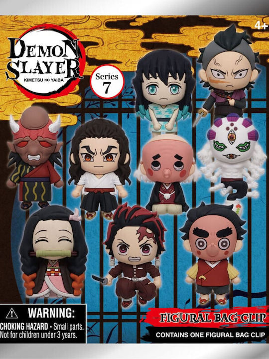 Demon Slayer 3D PVC Schlüsselanhänger Serie 7