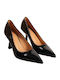 Patent Leather Stiletto Black High Heels