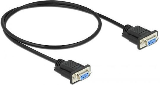 Serial Cable Delock RS-232 D-sub9 F>F Nullmodem 1.0m