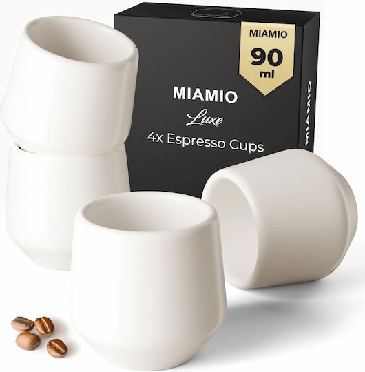 Miamio Σετ Φλιτζάνια Espresso 4τμχ