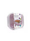 Melii Lunchbox Glas Rosa Geeignet für die Mikrowelle 740ml 1Stück