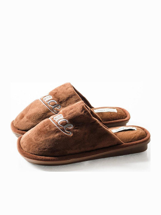 The Shoemart Kinderhausschuhe Braun