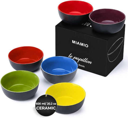 Miamio Servierschüssel Rund Keramik mit Durchmesser 15cm 6Stück Miamio Servierschüssel Rund Keramik mit Durchmesser 15cm 6Stück