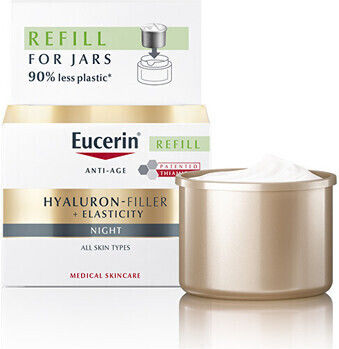 Eucerin Hyaluron-Filler + Elasticity Пълнител Крем За Лице Нощен За Хидратация Против Стареене И Възстановяване С Хиалуронова Киселина 50ml