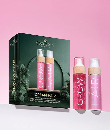 Cocosolis Dream Hair Seturi Pentru Par Reconstrucție Și Hrană Cu Mască Și Serum 2 Buc