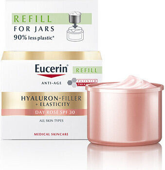 Eucerin Hyaluron-filler + Elasticity Rose Refill Хидратиращ Дневен Крем За Лице С SPF30 50ml