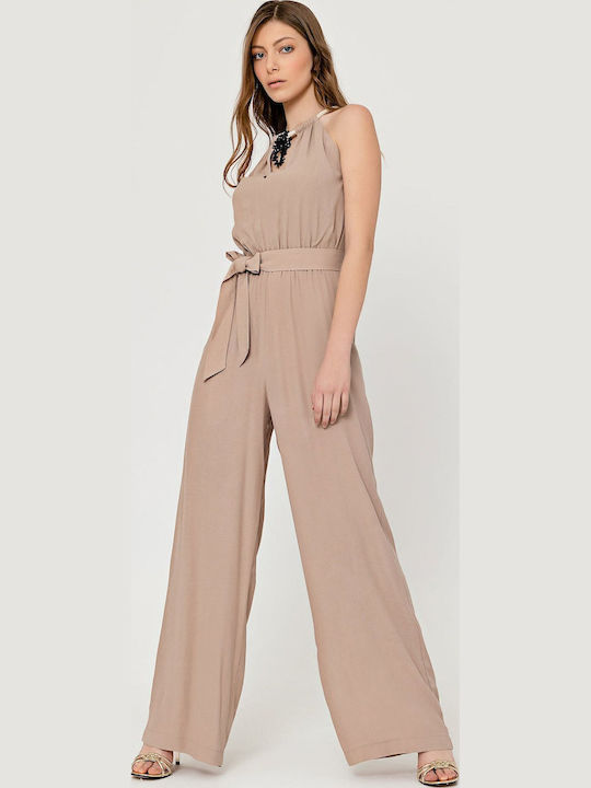 Women's One-piece Suit Beige