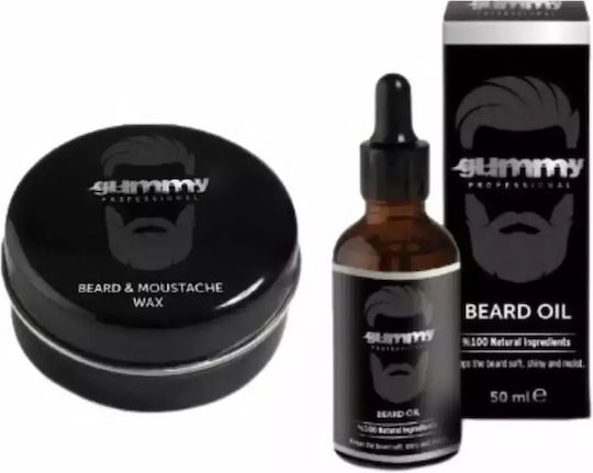Gummy Oil Beard & Moustache Grooming Set for Mustache 50ml