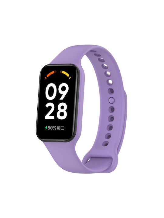 Λουράκι Σιλικόνης Μωβ (Smart Band 8 Active)