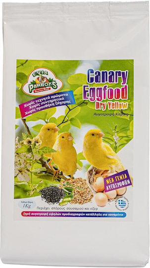 Evia Parrots Canary Eggfood Dry Yellow 5kg