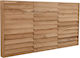 Polihome Wooden Brown Bed Headboard 140x80cm